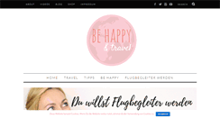 Desktop Screenshot of behappyandtravel.com
